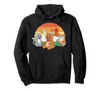 Little Bear Birthday Squad Y2K Animal Party Matching Retro Sudadera con Capucha