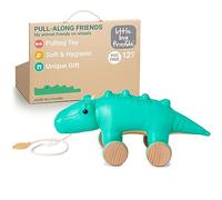 Little Big Friends Animales Musicales Caja de música para bebé | Peluche de Animal Musical | Fácil de Limpiar | Tejido Suave | El cocodrilo Aquiles