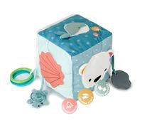 Little Big Friends Cubo de Actividad Suave Juguete para el Desarrollo|Estimula la coordinación Ojo-Mano y Las Habilidades motoras|Océano