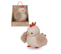 Little Big Friends Les Tiny Friends | Sonajero para bebé con forma de gallina, juguete de despertar suave, fácil de limpiar, regalo original desde el nacimiento | Paulette la gallina