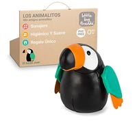 Little Big Friends Los Tiny Friends Sonajeros para bebé | Animales blanditos | Fáciles de Limpiar | Decoración para habitación de bebé | El tucán Juan