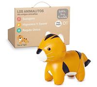 Little Big Friends Los Tiny Friends Sonajeros para bebé | Animales blanditos | Fáciles de Limpiar | Decoración para habitación de bebé | Tim The Tiger