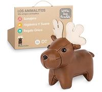 Little Big Friends Los Tiny Friends Sonajeros para bebé | Animales blanditos | Fáciles de Limpiar | Decoración para habitación de bebé | Bruce el Alce