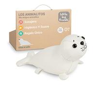 Little Big Friends Los Tiny Friends Sonajeros para bebé | Animales blanditos | Fáciles de Limpiar | Decoración para habitación de bebé | Elliot el Sello