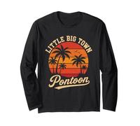 Little Big Town Pontón - Pontón Capitán Pontooning Navegación Manga Larga