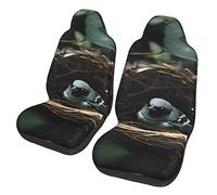 Little Bird Nest Dua Sarung JOK Mobil,& Sarung JOK Mobil Depan, Cocok Untuk Sebagian Besar Mobil, SUV, Truk, Van, Dll.