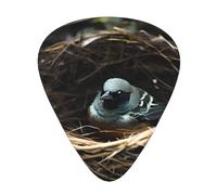 Little Bird Nest - Juego de 12 púas para guitarra, incluye 3 grosores de púas para guitarras acústicas, ukeleles y más.