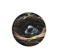 Little Bird Nest - Juego de 4 ambientadores de coche con aroma a lavanda de larga duración para el interior del vehículo, decoración de fragancia impresa de doble cara para armarios de coche y hogar