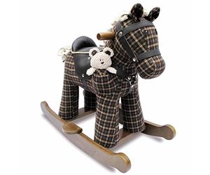 Little Bird Told Me-Rocking Horses Rufus & Ted-Caballo mecedor de Madera, Color, 9 Months + (Prodotto USA LB 3018)