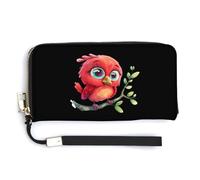 Little Birdie - Cartera larga de piel para mujer, tarjetero, bolso de mano