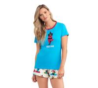 Little Blue House by Hatley Cute Animal Pajama Tees Camiseta de Pijama, Oso De Yoga, Pequeño para Mujer
