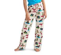 Little Blue House by Hatley Cute Animal Jersey Pajama Pants Pantalón de Pijama, Oso De Yoga, Grande para Mujer