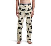 Little Blue House Jersey Pajama Pants Pantaln de Pijama, Osos Negros, XX-Large para Hombre