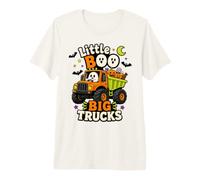 Little Boo Big Trucks Halloween Camiseta Premium