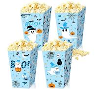 Little Boo - Cajas de golosinas, caja de golosinas, bolsas de regalo con temática de Halloween, bolsas de caramelos rosas fantasmas para niñas, suministros de fiesta de cumpleaños