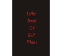 Little Book of Evil Plans Journal Notebook