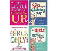 Little Book of Growing Up, The Boys Guide to Growing Up, Girls Only & The Girls' Guide to Growing Up 4 Books Collection Set