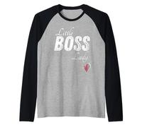 Little Boss Lady Bebé Niños Niño Niña Linda Camiseta Manga Raglan