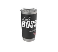 Little Boss Lady Bebé Niños Niño Niña Linda Vaso térmico de acero inoxidable de doble pared