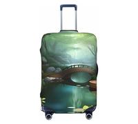 Little Bridge In The East - Funda de equipaje de viaje para equipaje de 18 a 32 pulgadas, lavable, resistente a los arañazos, Little Bridge in the East, S