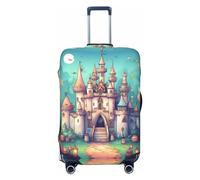 Little Bridge In The East - Funda de equipaje de viaje para equipaje de 18 a 32 pulgadas, lavable, resistente a los arañazos, Castillo clásico, S