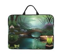Little Bridge in The East - Funda para portátil (16.5 x 12.2 pulgadas), compatible con portátiles de 14 pulgadas para un fácil almacenamiento