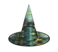 Little Bridge in the East - Sombrero de bruja de Halloween, 3 piezas, adecuado para accesorios de juego de escenario