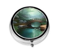 Little Bridge in The East3 - Pastillero portátil que contiene vitaminas, medicamentos, aceite de pescado y suplementos.