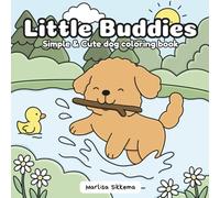 Little Buddies: Simple & cute dog coloring book