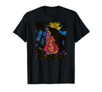 Little Cat with Red Hood Lost in The Woods. Graphic Saying Camiseta