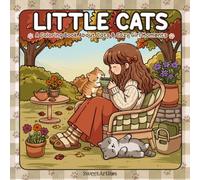 Little Cats: A Coloring Book About Cats and Cozy Girl Moments with 40 Cute and Comfy Hand Drawn Illustrations of Everyday Life, Self Care and ... and Adults (Cozy Moments Coloring Books)