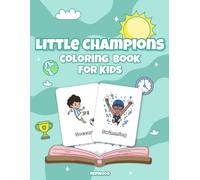 Little Champions Sports Coloring Book for Kids: Fun and Easy Coloring Pages of Football, Basketball, Soccer, Hockey, Baseball and More with Sports Names for Toddlers and Preschoolers Ages 3-6