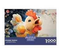 Little Chicken 1000 Stück Ökopapier Puzzle Cute Baby Chicken Lebendige Bilder Familienspiel Puzzles Als Wohnaccessoires 38x26cm/1000pcs