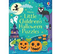 Little Children's Halloween Puzzles: A Halloween Book for Kids (Children's Puzzles)