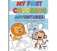 Little Colouring Books for Kids | Premium Paper Quality | Gift to children for painting, drawing and colouring: Fun Animal Pictures for Kids Ages 3-7
