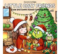 Little Cozy Friends Vol. 2: Cute & Comfy Coloring Book for Kids, Teens & Adults - Fall, Halloween, Winter & Christmas Season Adventures, Featuring Cozy Scenes and a Magical Advent Calendar