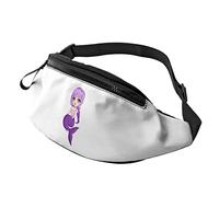 Little Cute Purple Mermaid Girl Fanny Pack Sport Casual Riñonera para Mujeres Hombres de Moda
