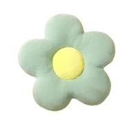 Little Daisy Flower Cushion Plush Pillow Seat Rabbit Fluffy Napping Backrest(Light Green,50x50cm)