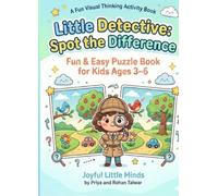 Little Detective: Spot the Difference: Fun & Easy Puzzle Book for Kids Ages 3-6