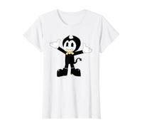Little Devil Darlin 'Vintage Cartoon 1929 Bend Demon Camiseta gráfica económica, Mujer, Blanco, XL