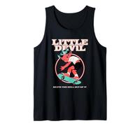 Little Devil Skate The Hell out of It (Declaración del Patinador) Camiseta sin Mangas