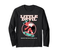 Little Devil Skate The Hell out of It (Declaración del Patinador) Manga Larga