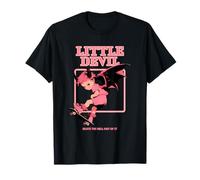Little Devil Skate The Hell out of It (Gráfico de niña de la Caza) Camiseta