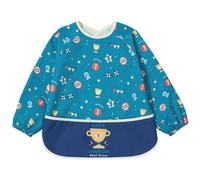 Little Dimsum Babero con Mangas Impermeable,BLW Baberos Bebe Impermeables 6-36 Meses
