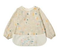 Little Dimsum Babero con Mangas Impermeable,BLW Baberos Bebe Impermeables 6-36 Meses