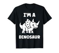 Little Dino Cute Funny Child Simple I'm a Dinosaur Camiseta