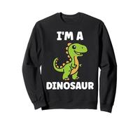 Little Dino Cute Funny Child Simple I'm a Dinosaur Sudadera