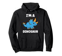 Little Dino Cute Funny Child Simple I'm a Dinosaur Sudadera con Capucha