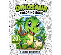 Little Dino Friends: Cute Dinosaur Coloring Book: 20 Adorable Dinosaurs to Color with Fun Facts for Kids Ages 3-6