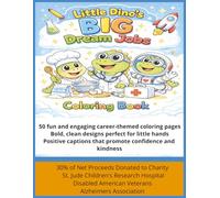 Little Dino's Big Dream Jobs: Coloring Book
